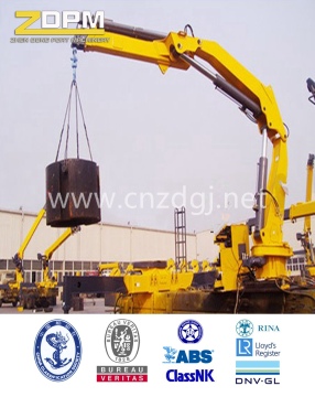 Electrical Hydraulic Deck Crane Expenditure Crane