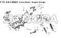 F-19フレームボディ•エンジンハンガーXS 150T-8 CROX用SYMスペアパーツトップ品質