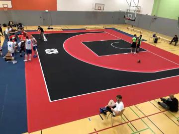 interlocking tiles basketball flooring