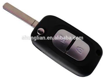 Renault flip remote key shell fobs custom 2 buttons 3.0 renault car keys