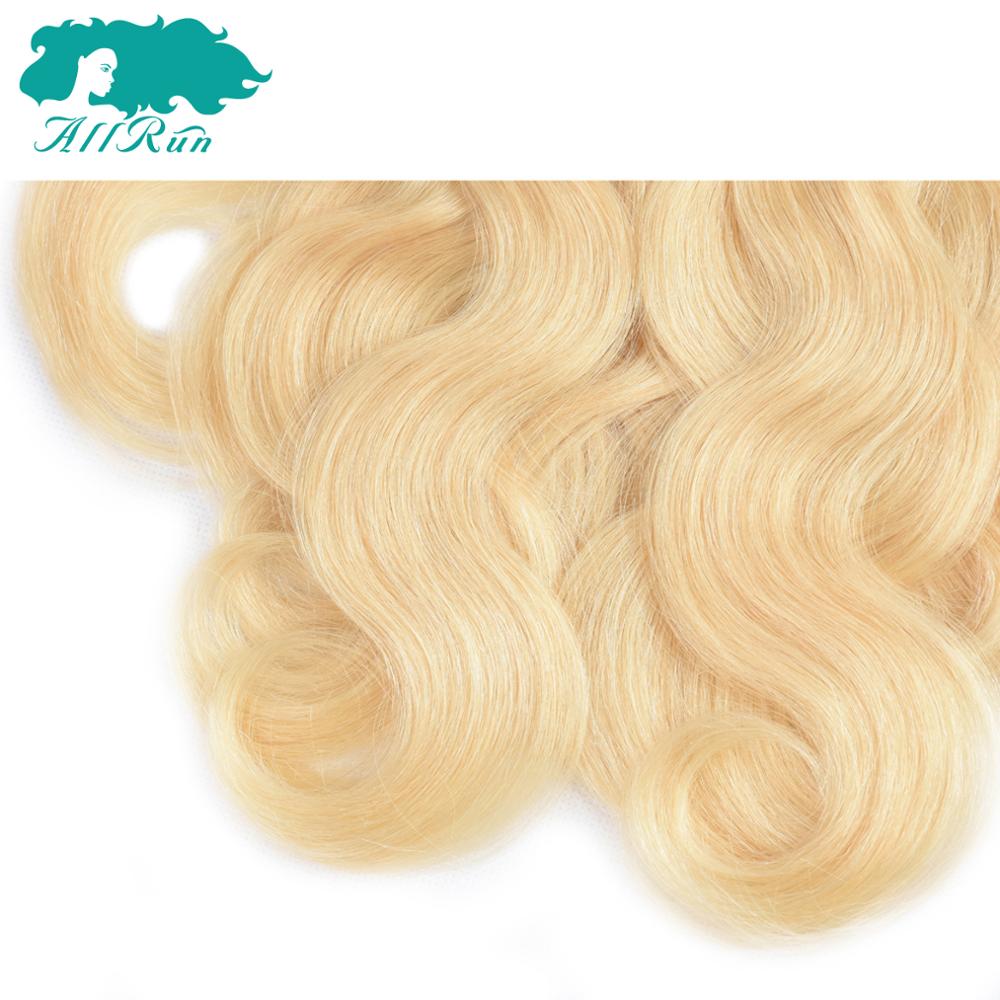 cheap real human natural blonde body wave curly hair extension on sale