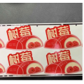 Kolorowe etykiety drukowane na pudełka na owoce