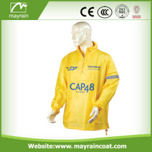 Polyester Adult Raincoat with Reflector