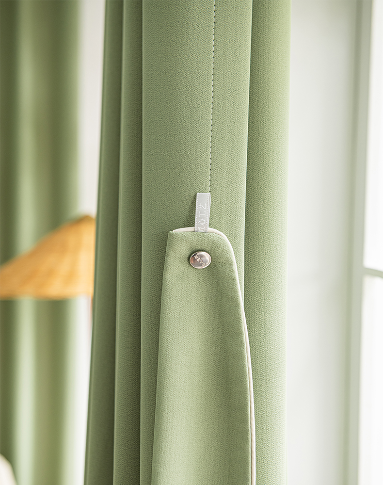 Green Blackout Shading Curtains