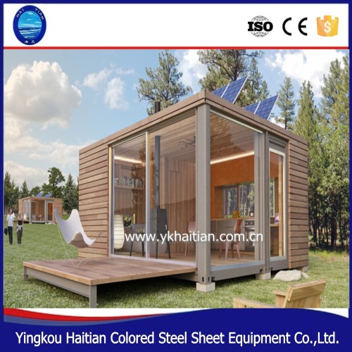 Standard size prefab shipping container house beautiful container home, small wooden house design