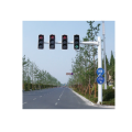 Galvanized steel traffic signal lighting pole