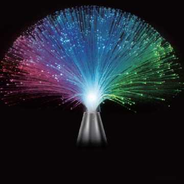 Fiber Optic Light for Christmas Flash Wedding Decoration with Motor Rotation