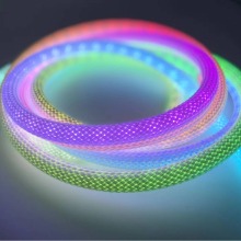360 Degree Smart RGBIC Addressable Round Reticulate Pattern Flexible Neon LED Strip
