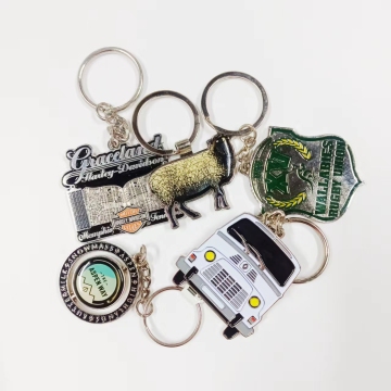 Personalized 3d Souvenir Customize Metal KeyChain