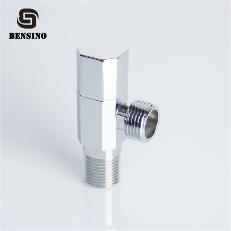 hot selling1/2 inch chrome plate brass angle water valve