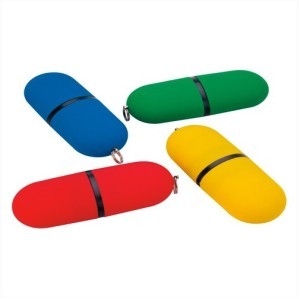 Advertise Flash Memory USB Stick Plastic Pill USB Flash Drive