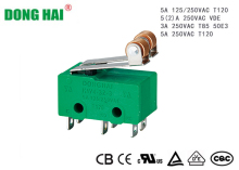 Multifunctional Double Pole Subminiature Micro Switch