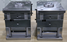 two color plastic injection mold base