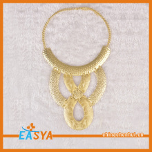 Infinity Pendant Jewelry 24K Saudi Gold Necklace