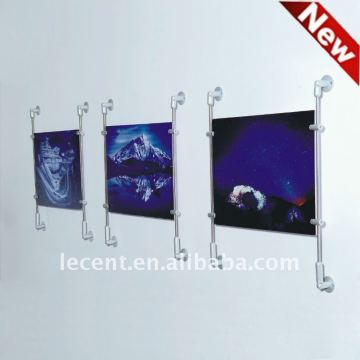 Wall Mounted Stainless Steel Rod Display System