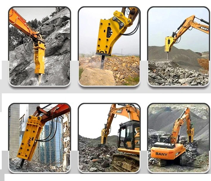 Zyu850 Silenced Type Hydraulic Breaker/Hydraulic Hammer/Hydraulic Rock Breaker for 7-14 Ton Excavator