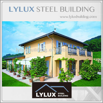 Luxury interior finished prefab house building prefabricated villa luxury panel villa