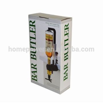 2015 new one bottle bar butler of liquor wine dispenser