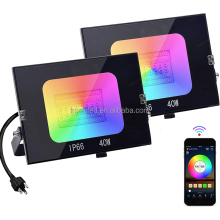 Tuya App Controlled RGB White 50W RGB Flood Light - WiFi IP66 LED Flood Light