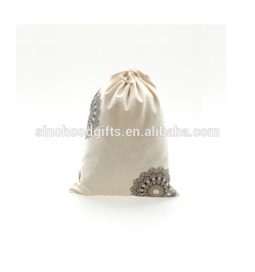 Hand Made Cotton Drawstring Gift Packaging Pouch