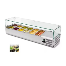 Countertop Salad Bar Catering Refrigerator for Vegetable Display and Fruit Salads