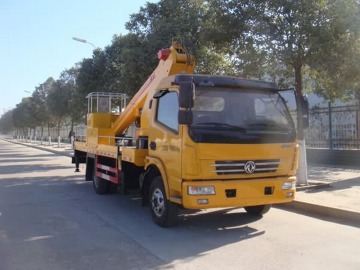 Dongfeng van trailer mounted cherry picker for sale