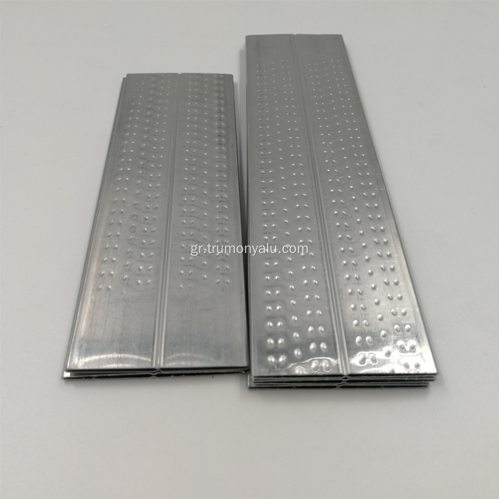 Dimple Flat Aluminium Tube για εναλλάκτες θερμότητας