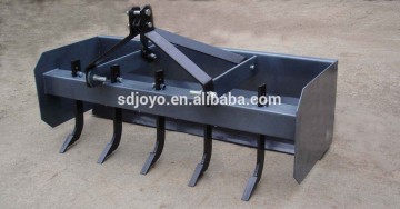 small farm using tractor box scraper