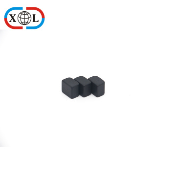 Black Epoxy Coating Rectangle Permanent Magnet with chamfer