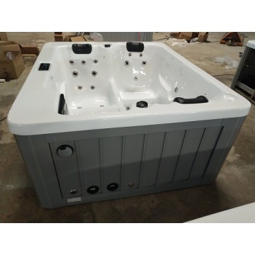 Bañera de hidromasaje con hidromasaje al aire libre sin cloro para 3 personas