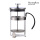 3 Feet Design Glass Coffee Plunger