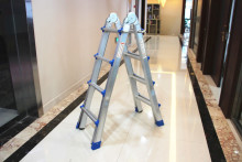 Folding little giant ladder