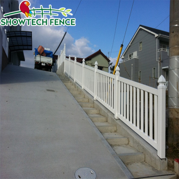 Easily Assembled White Picket Fence Vinyl Picket Fence