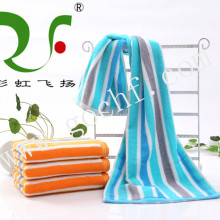 lengthening jacquard striped running sports towel