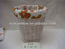 The newest wicker laundry basket with beautiful liner