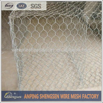 China professional pvc coated galvanized gabion basket