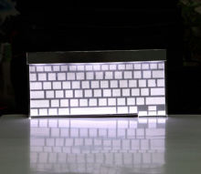 High Brightness White Slim Led Backlight Keyboard , Notebook Backlight Keyboard