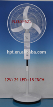 NEW SOLAR POWER RECHARGEABLE FAN , solar power fan CE-12V18K6 (18inch)
