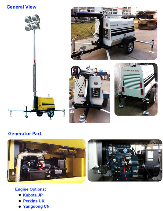 Mobile Generator Light Tower