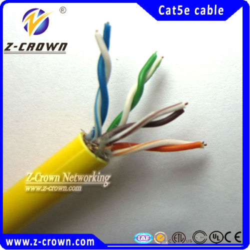 china factory indoor&outdoor cheap high quality 305m 2 pair utp cat5e cable