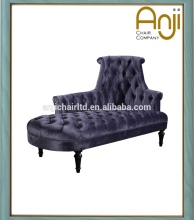 Luxury velvet chaise lounge for room use