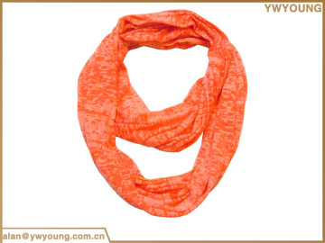 Women Fashion Plain Color Jersey Polyester Infinity scarf