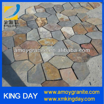 slate crazy pattern paving