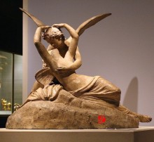 Lover angel marble sculpture