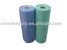 dry perforated clean wipes in roll