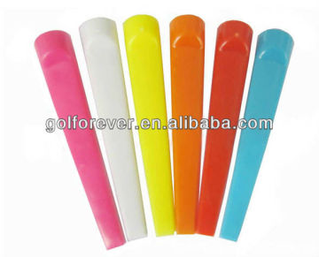 plastic golf wedge tee & golf flat tee