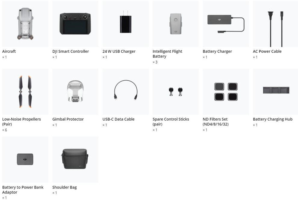DJI Air 2S Fly More Combo (DJI Smart Controller) with 5.4K video and 12K image transmission