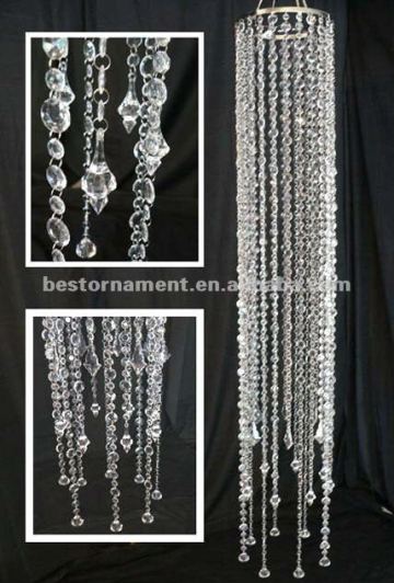 Beaded Crystal Chandelier