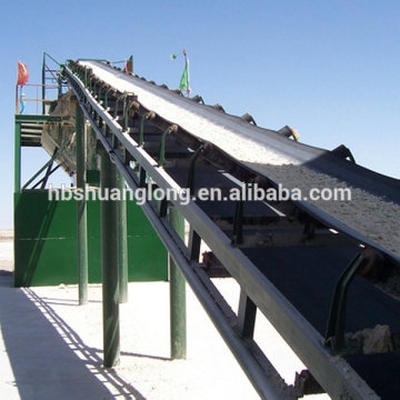 Chemical factory using conveying rubber belts