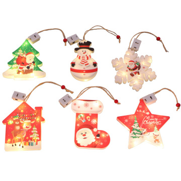 USB Portable Charging Christmas Light Decoration - Single or Set: Father Tree Rings, Snowman, Snowflake